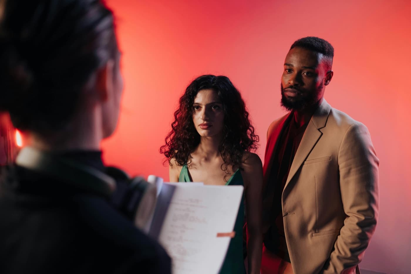 University Prep acting students in a workshop