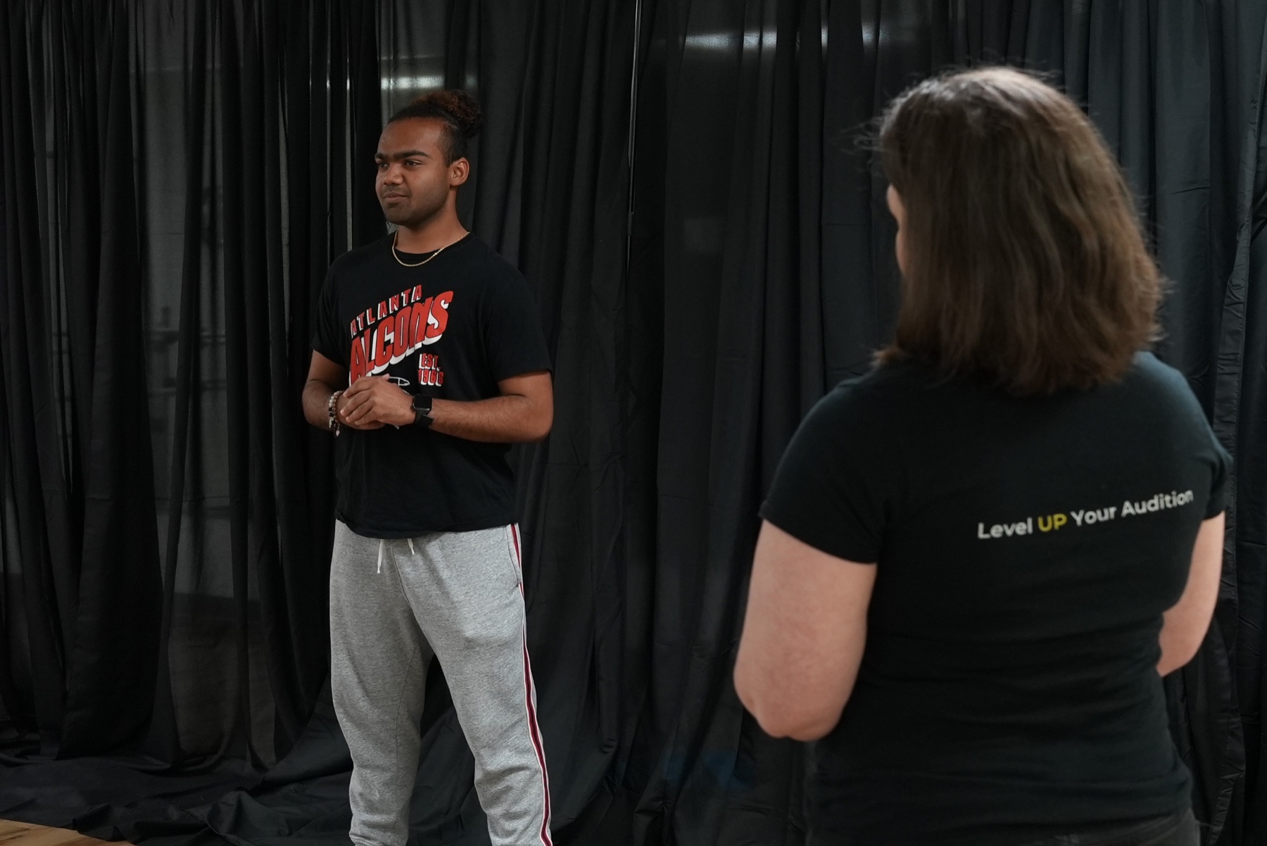 A coach preparing a student for an audition in Smyrna